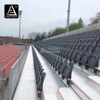 Sièges de stade pliants de sport de football chaises de stade en plein air événements de concert sièges de stade en plastique avec support arrière
