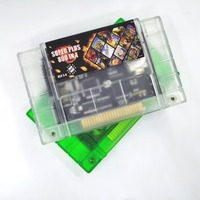 Cartouche de jeu SNES DSP800in1 en gros avec carte de gravure en plastique, s'adapte parfaitement à la console de jeu TV SNES
