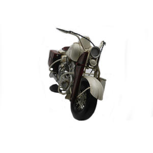 Modèle de moto Amérique Harley artisanat ornements avec roues rotatives fer blanc personnalisé Allemagne modèle de voiture Majorque - Product Image 3