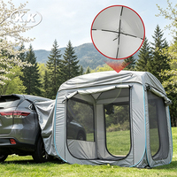 Tente de camping portable Kawagebo Kamp (KK) pour hayon de SUV, installation facile, abri pop-up, auvent, gazebo