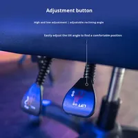 Chaise d'ordinateur en cuir, bureau à domicile, dortoir, jeu, e-sport, dossier inclinable, pivotante, réglable, compétitive, base 949 5 étoiles