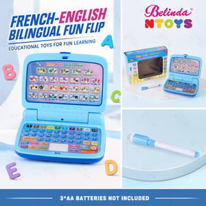 Machines d'apprentissage de l'<span class=keywords><strong>anglais</strong></span> et du <span class=keywords><strong>français</strong></span> Belinda, jouets éducatifs pour enfants, jouet éducatif interactif pour l'alphabet et l'<span class=keywords><strong>orthographe</strong></span>, cadeaux - Product Image 4