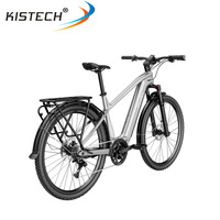Vélo de ville électrique Fiido Nomads Pro Touring avec pneus de 29 pouces, moteur central 250W, batterie 36V 11.6AH, fourche à suspension pneumatique, capteur de couple