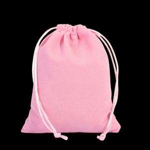New Multi-Size Colorful <b>Velvet</b> Bag Packed Dice Accessories Gift Drawstring Pouch - Product Image 5