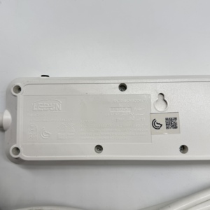 Multiprise de qualité supérieure avec protection contre les surtensions, 5 prises standard britanniques, câble de 3 m, norme SASO - Product Image 6