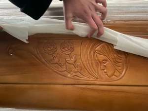 IT012 горячие продажи деревянный гроб размеры trumny похоронные принадлежности - Product Image 5