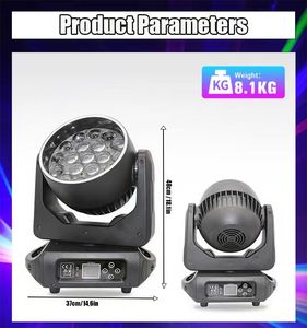 Chuyên nghiệp 210W RGBW dẫn ánh sáng sân khấu 19x15w cho ánh sáng với DMX512 kiểm soát và nhấp nháy cho DJ buổi hòa nhạc sự kiện - Product Image 4