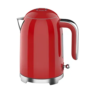 New Design 1.7L Automatic Shut Off Water Kettle Home Appliance Stainless Steel Electric Retro Kettle