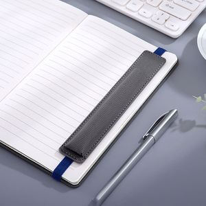 Custom PU Leather <b>A5</b> Notebook with Pen Holder Business Office School Gift Thread Sewing Promotion Notebook with Elastic Strap - Product Image 2