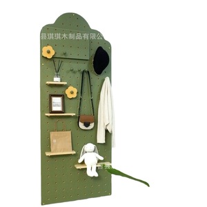 Étagère murale en bois massif Pink <span class=keywords><strong>Cloud</strong></span>, réglable, pour entrée, étagères de rangement murales - Product Image 5