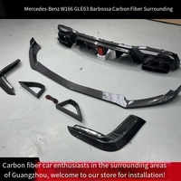 Kit de Carrocería Completo de Fibra de Carbono Ba-bos Mejorado y Modificado, Apto para Mercedes Benz W166 GLE63 COUPE 2016-2019