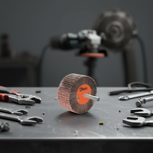 Disque à lamelles abrasif Ttake 60x15 mm, tige de 6 mm, grain 120 pour le meulage - Product Image 3