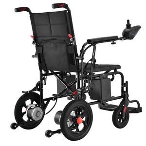 Silla de Ruedas Eléctrica Motorizada Plegable Inteligente Ligera Todoterreno Portátil de Fibra de Acero al Carbono - Product Image 5