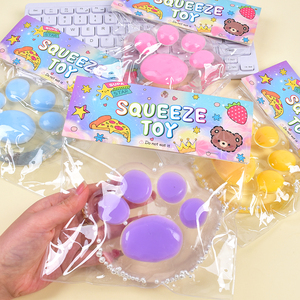 Jouet Squishy Patte de Chat en TPR Grande Taille, à Rebond Lent, en Forme de Griffe d'Ours, Doux à Presser, Jouet Anti-Stress pour Enfants - Product Image 3