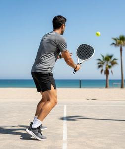 <span class=keywords><strong>Raquette</strong></span> de padel professionnelle légère en fibre de carbone 18K, personnalisable en usine, avec filet en polyester, forme diamant, pour 15-17 ans - Product Image 3