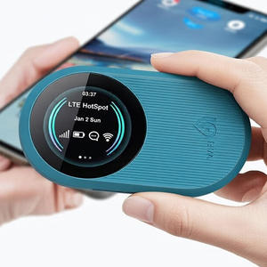 Punto de Acceso WiFi para Exteriores DNXT, Router LTE 4G con SIM, WiFi de Bolsillo Económico, WiFi Inalámbrico de Doble Banda WiFi6 de 300 Mbps, Firewall, 3000 mAh, LCD - Product Image 1