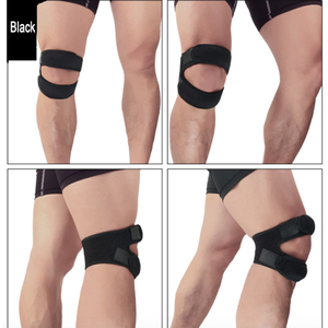 Rodilla protectora Fitness deportes ajustable doble abierto rótula rodilla tendón soporte - Product Image 6