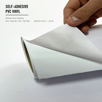 Rouleau de vinyle brillant auto-adhésif pour impression sur volet roulant de magasin, autocollants PVC grand format, résistant à l'eau, caractéristiques écologiques