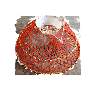 Oferta Especial: Red de Pesca Plegable de HDPE de Alta Resistencia para Cangrejos Gigantes - Trampa de Acuicultura de Grado Comercial, Jaula de Pesca Directa de Fábrica - Product Image 1