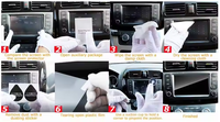 Protecteur d'écran de navigation de voiture pour 2017 2018 2019 CRV EX EX-L Touring Film de protection en verre trempé