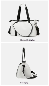 Sac de tennis et de padel pour femmes, grande capacité, design imperméable - Product Image 4