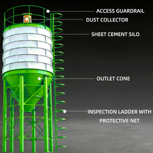 <span class=keywords><strong>Vente</strong></span> directe d'usine - Silo à ciment <span class=keywords><strong>de</strong></span> type plaque avec installation simple pour chantier - Product Image 2