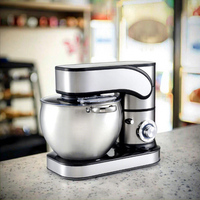 Batteur sur socle commercial électrique industriel 10L en acier inoxydable 2000W 6 vitesses avec moteur AC en cuivre pur et bol mélangeur pour fruits et pâtes