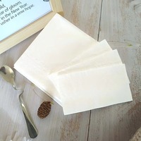 Serviettes en papier carrées jetables Yanfeng personnalisées imprimées, 2 plis, colorées, en pâte vierge douce, sacs en papier blanc uni pour la cuisine