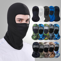 Couvre-chef respirant masque de cyclisme masque de couverture complète pour la Protection solaire cagoule Soild Camo écharpe de capuche tactique