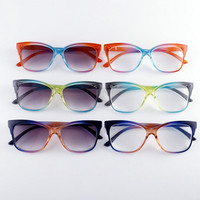 Nouvelles lunettes de soleil œil-de-chat tendance pour femmes âgées, ultra-légères, protection HD contre la lumière bleue pour la presbytie