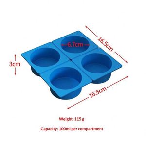 3D Round Silicone Cake Mold Non-stick Fluted Bundt Pan Food Grade <b>Bakeware</b> for Air Fryer Oven Baking Muffin Bread Tray BPA Free - Product Image 2
