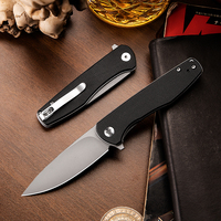 Couteau pliant de poche TRIVISA Hummingbird-BG pour hommes, lame 14C28N, manche G10 avec clip, outil de survie, camping, chasse en plein air