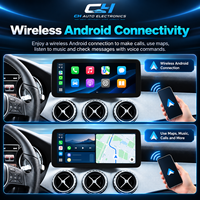 Autoradio GPS Android 10,25 pouces avec écran tactile multimédia CarPlay pour Mercedes Classe A B GLA X156 W246 W176