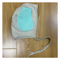 Personalización de Ropa Infantil ODM, Gorro Clásico para Bebé de Alta Calidad, 100% Algodón Orgánico, Gorro de Muselina Colorido con Orejas de Perro