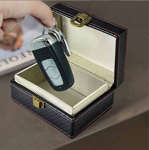 Caja Antimagnética para Llaves de Auto, Caja de Almacenamiento Grande con Protección Faraday para Teléfono Móvil, Bloqueador de Señal RFID, Personalizable - Product Image 1