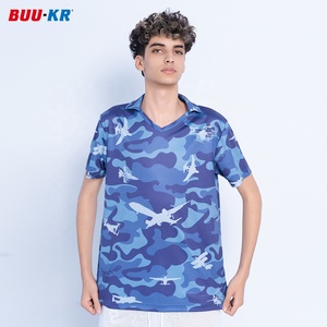 T-shirt Casual da Uomo Buker con Scollo a V, Design Grafico in Poliestere, Personalizzabile con Sublimazione Premium - Product Image 1