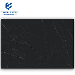 Luxury Black Knight Sintered Stone Slab Countertop <strong>Kitchen</strong> Floor Wall <strong>Tile</strong> <strong>Large</strong> Sizes for Dining Living Room Outdoor Use - Product Image 4