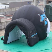 Tunnel gonflable portable pour course de casques, tunnel de football gonflable à traverser pour événements sportifs