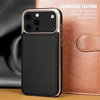Volnerflederen portemonnee hoesje voor iPhone 17/17 Pro/17 Pro Max met kaarthouder, magnetische klep, OEM/ODM fabrikant