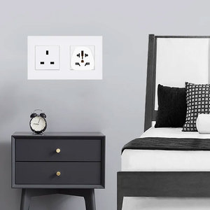 Worldplug Đa Năng Phổ Để Anh Chuyển Đổi Cắm Anh Du Lịch <span class=keywords><strong>Adapter</strong></span> 10A EU Mỹ AU Để Loại G Chuyển Đổi - Product Image 3