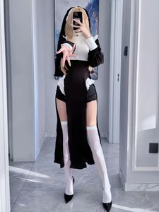 Bán Chạy Nhất Món Quà Cos Quần Áo Chặt Chẽ Đồng Phục Sexy Slit Halloween Ăn Mặc - Product Image 4