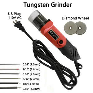 TIG Tungsten değirmeni kalemtıraş için uygun 1.0-4.0mm Tungsten çubuk taşlama TIG kaynak aracı 22.5 ve 30 derece