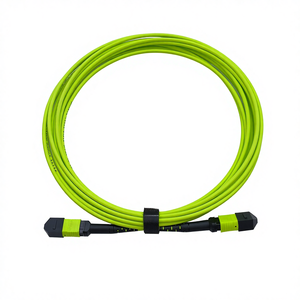 Câble de raccordement optique en fibre COMTON 12F MPO Femelle-Femelle Type B Multimode <span class=keywords><strong>OM5</strong></span> 50µm Vert Lime LSZH/PVC Faible perte - Product Image 1