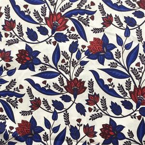 2022 नवीनतम फैशन बड़ा फूल मुद्रित कपड़े 100 कपास ऊतक कपड़ा तकिया सिलाई Quilting के लिए सीवन हस्तनिर्मित सामान - Product Image 5