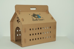 เตียงสัตว์เลี้ยงกระดาษลูกฟูกสำหรับแมวและสุนัข - Product Image 4