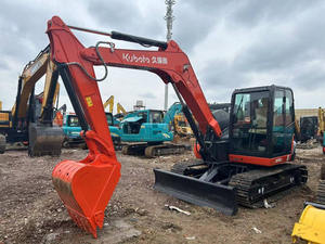 Kubota-Miniexcavadora hidráulica con motor de oruga, pequeña máquina de construcción de movimiento de tierras, motor de bomba - Product Image 4