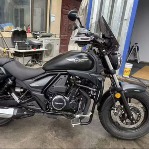 Haojue TR300 Touring Edition - <span class=keywords><strong>Moto</strong></span> Cruiser Vintage 300cc 4 Tempi Bicilindrica con ABS a Doppio Canale + Borse <span class=keywords><strong>Laterali</strong></span> - Product Image 1