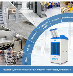 Aire Acondicionado Comercial de 36000 BTU y 3 Toneladas, Climatizador Industrial con Componente de Motor de Núcleo de Tubería de Cobre - Product Image 5