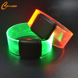 Nouveau produit parti faveur aimant transparent activé par le son led bracelet - Product Image 5