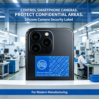 Autocollant de sécurité anti-espionnage pour caméra de smartphone en silicone du centre de R&D